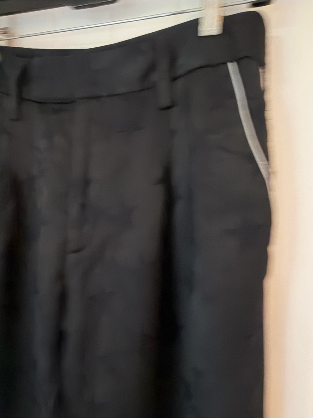 SMYTHE Pyjama Pants Black Star Jacquard Contrast Piping Size 2 - Picture 4 of 9